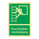 Vluchtladder nooduitgang & Vluchtladder nooduitgang & Vluchtladder nooduitgang