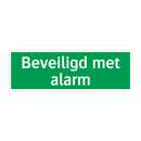 Beveiligd met alarm & Beveiligd met alarm & Beveiligd met alarm & Beveiligd met alarm