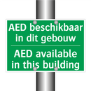 AED beschikbaar in dit gebouw - AED available in this building /.../