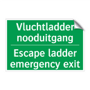 Vluchtladder nooduitgang - Escape ladder emergency exit /.../