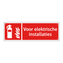 Voor elektrische installaties
