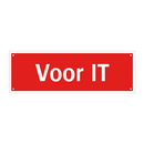 Voor IT