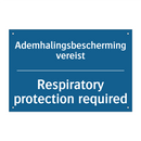 Ademhalingsbescherming vereist - Respiratory protection required /.../