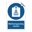 Werkvergunning vereist & Werkvergunning vereist & Werkvergunning vereist & Werkvergunning vereist