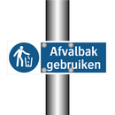 Afvalbak gebruiken & Afvalbak gebruiken & Afvalbak gebruiken