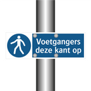 Voetgangers deze kant op & Voetgangers deze kant op & Voetgangers deze kant op