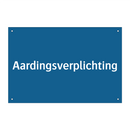 Aardingsverplichting & Aardingsverplichting & Aardingsverplichting & Aardingsverplichting