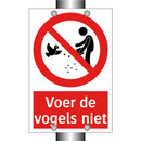 Voer de vogels niet