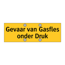 Gevaar van Gasfles onder Druk
