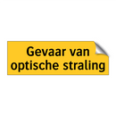 Gevaar van optische straling