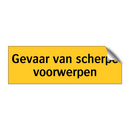 Gevaar van scherpe voorwerpen