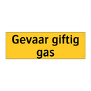 Gevaar giftig gas
