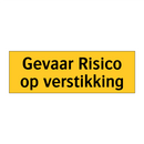 Gevaar Risico op verstikking