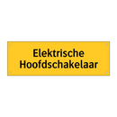 Elektrische Hoofdschakelaar