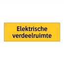 Elektrische verdeelruimte