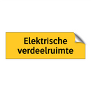 Elektrische verdeelruimte