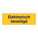 Elektronisch beveiligd