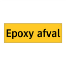 Epoxy afval