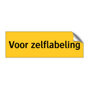 Voor zelflabeling