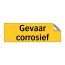 Gevaar corrosief