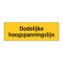 Dodelijke hoogspanningslijn