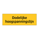 Dodelijke hoogspanningslijn