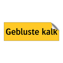 Gebluste kalk