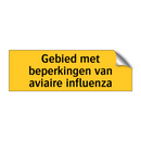 Gebied met beperkingen van aviaire influenza