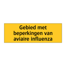 Gebied met beperkingen van aviaire influenza