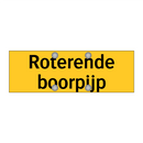 Roterende boorpijp