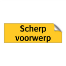 Scherp voorwerp