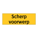 Scherp voorwerp