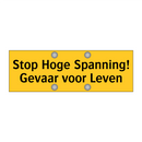 Stop Hoge Spanning! Gevaar voor Leven