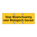 Stop Waarschuwing voor Biologisch Gevaar