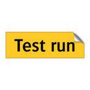 Test run
