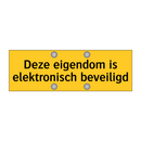 Deze eigendom is elektronisch beveiligd