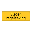 Slepen regelgeving