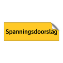 Spanningsdoorslag