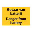 Gevaar van batterij - Danger from battery