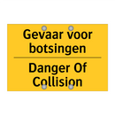 Gevaar voor botsingen - Danger Of Collision
