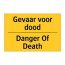 Gevaar voor dood - Danger Of Death