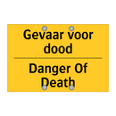 Gevaar voor dood - Danger Of Death