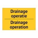 Drainage operatie - Drainage operation