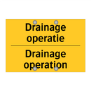 Drainage operatie - Drainage operation