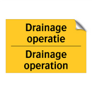 Drainage operatie - Drainage operation