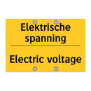 Elektrische spanning - Electric voltage
