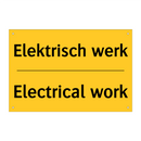 Elektrisch werk - Electrical work