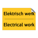 Elektrisch werk - Electrical work