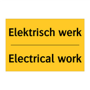 Elektrisch werk - Electrical work