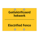 Geëlektrificeerd hekwerk - Electrified Fence